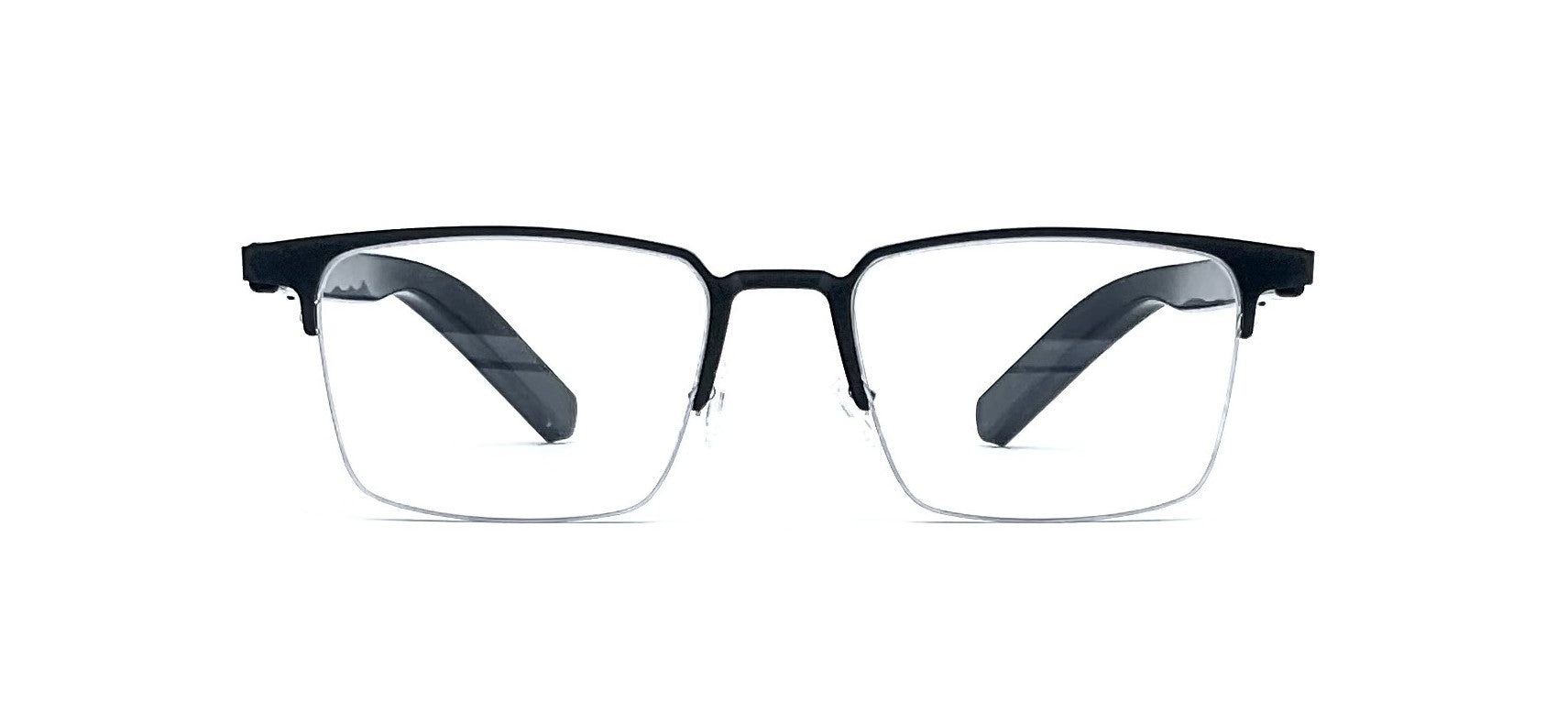 Semi rimless rectangular glasses online